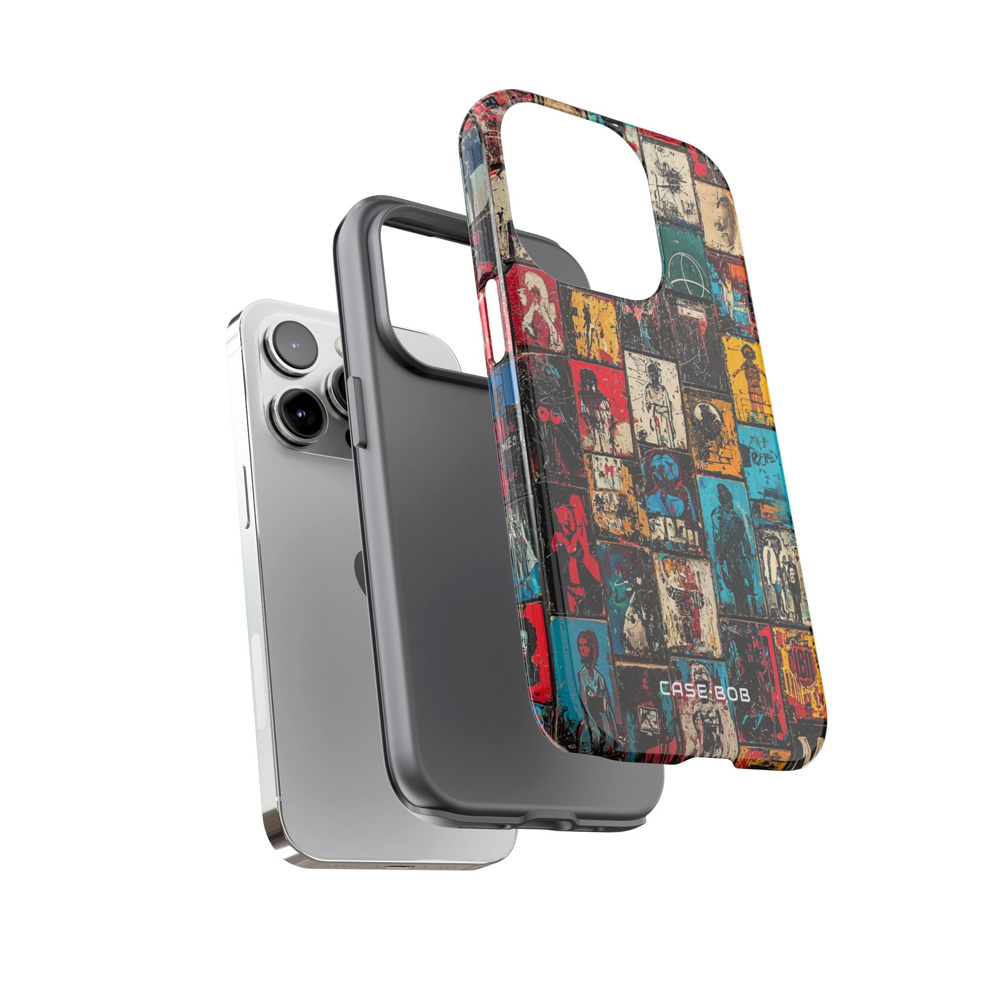 Figured Grid iPhone 14 Pro Case - Tough