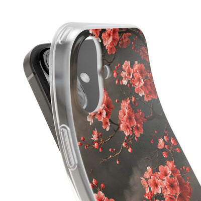Dark Sakura Nocturne · Lite Phone Case for iPhone ·  Black