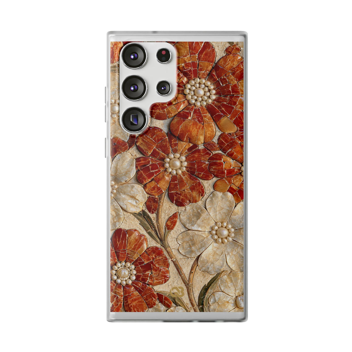 Carnelian Pearl Bloom · Lite Phone Case for Samsung · Orange