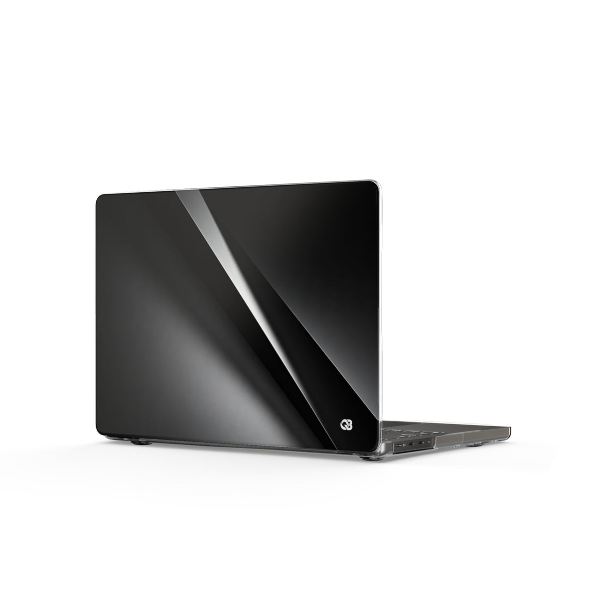 Obsidian Ridge · Clear Hard Case for MacBook · Black