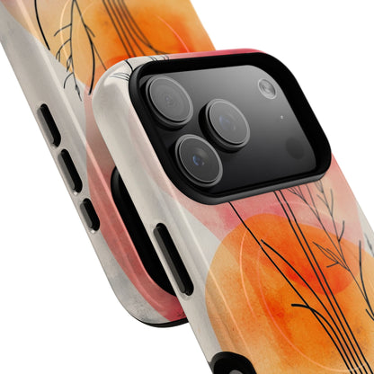 Curved Stem Sunset iPhone 17 Pro Case - Tough+ - CASE•BOB