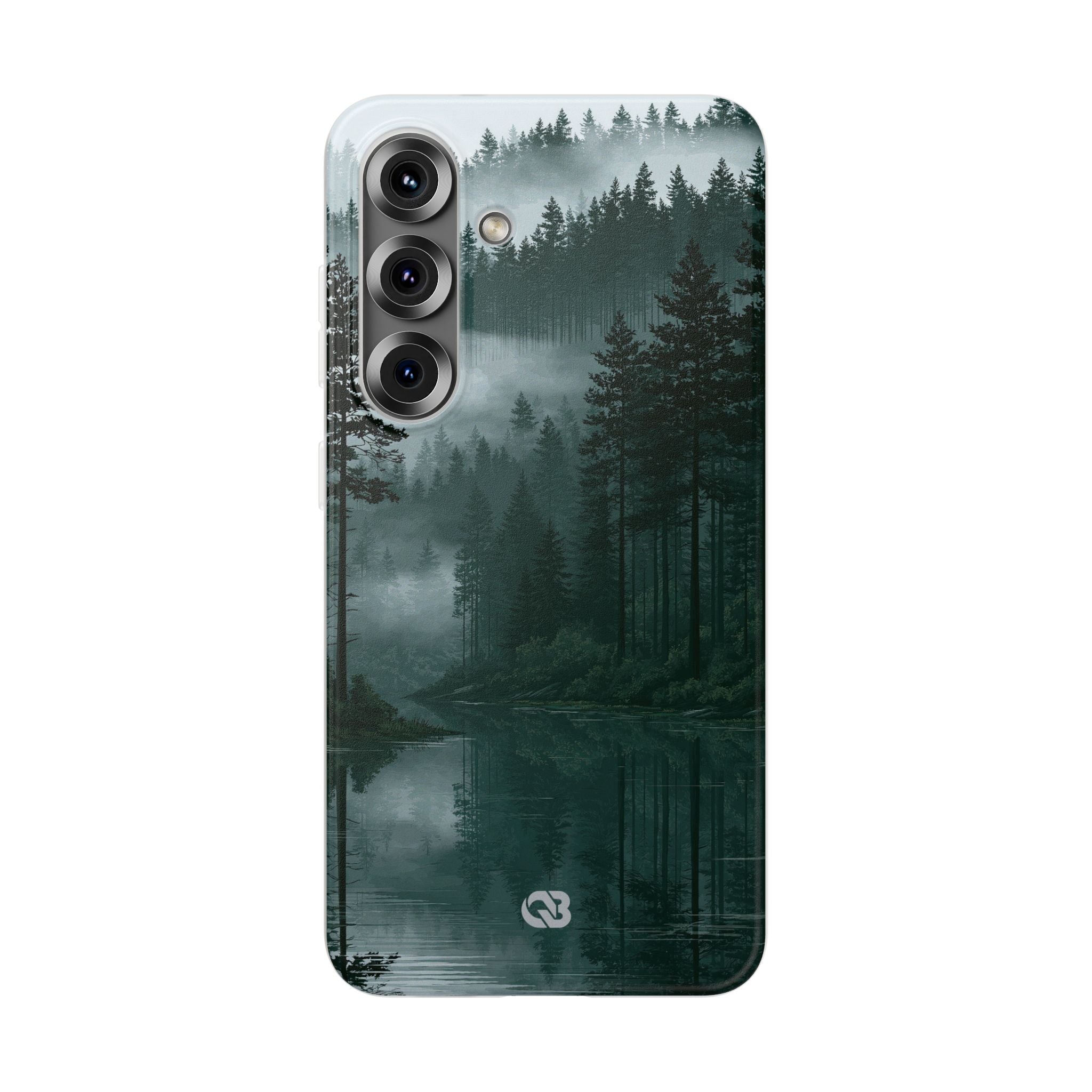 Green Lite Phone Case for Samsung - Misty Evergreen Mirror