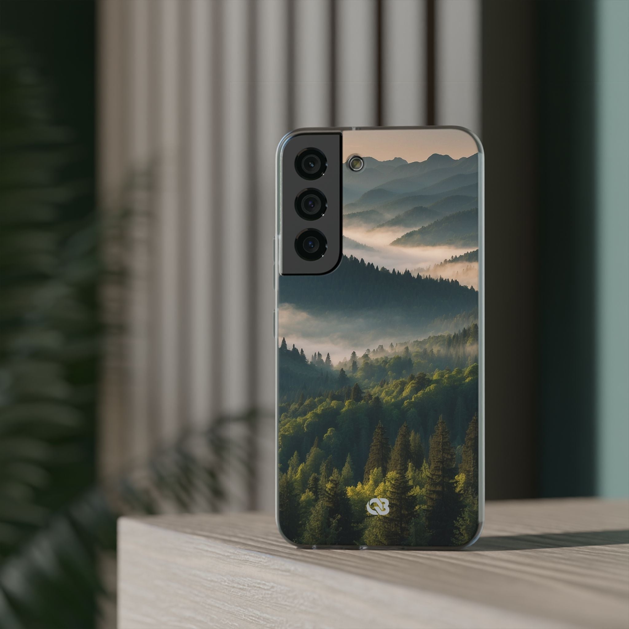 Foggy Mountain Ridge · Soft Phone Case for Samsung