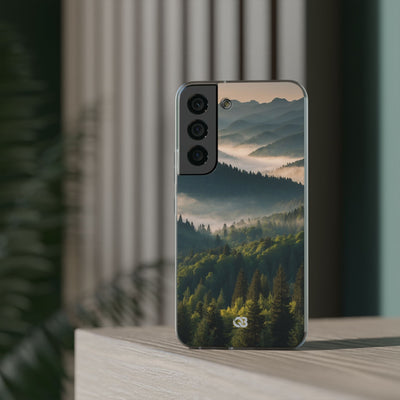 Foggy Mountain Ridge · Soft Phone Case for Samsung