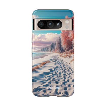 Snedækkede fodspor Google Pixel 8 Pro Cover - Tough