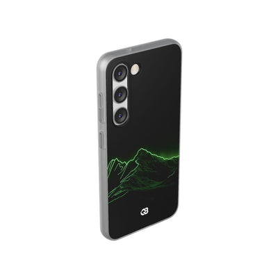 Nordic Mountain Contour · Lite Phone Case for Samsung · Black