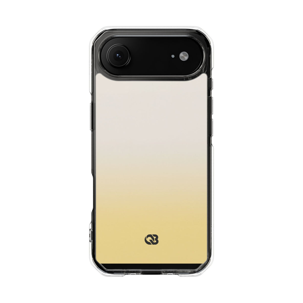Solar Cream Ombre · Clear Impact Magnetic Phone Case for iPhone · Yellow