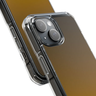 Golden Umber · Clear Impact Magnetic Phone Case for iPhone · Gold
