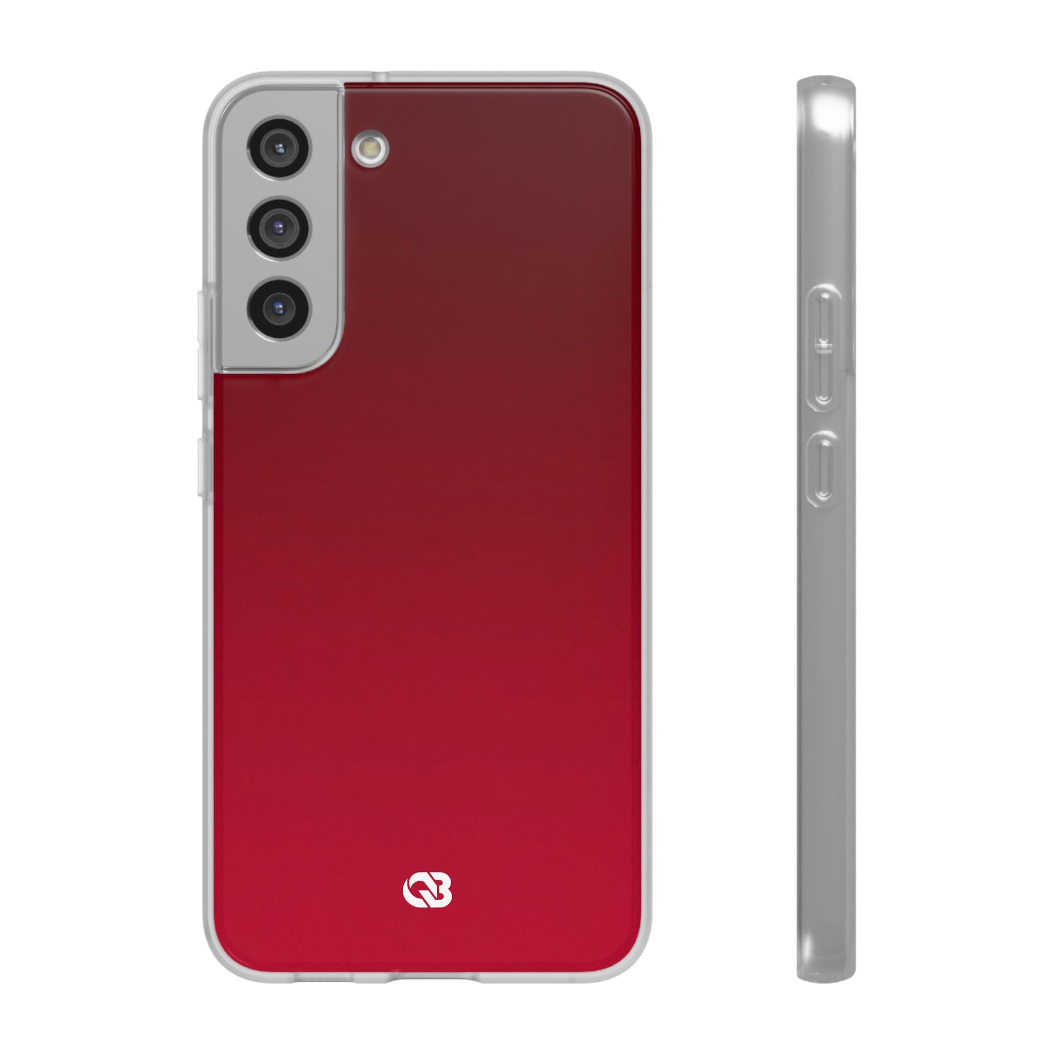 Red Lite Phone Case for Samsung - Crimson Velvet Fade