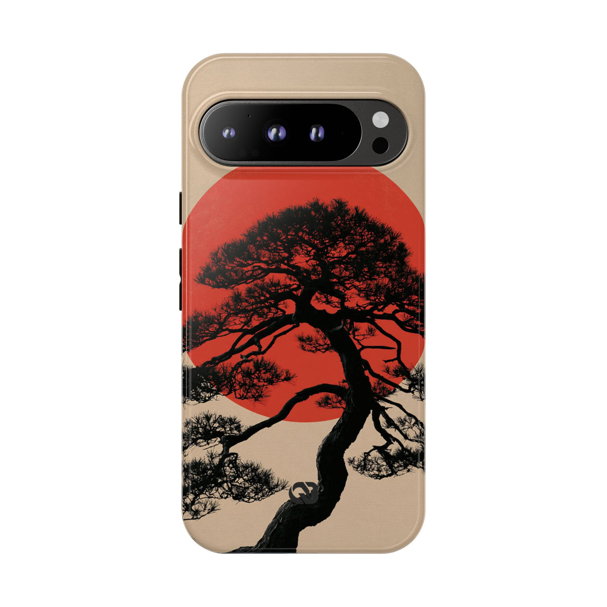 Crimson Pine Solitude · Tough Phone Case for Pixel ·  Beige
