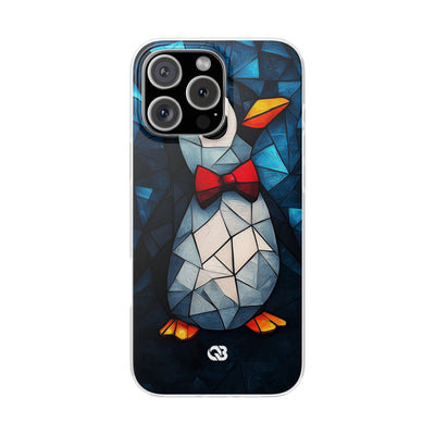 Mosaic Bowtie Penguin · Soft Phone Case for iPhone