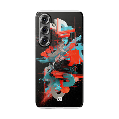Fragmented Cyber Core · Lite Phone Case for Samsung · Black