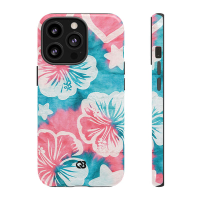 Tropical Hibiscus Bloom · Tough Phone Case for iPhone · Teal