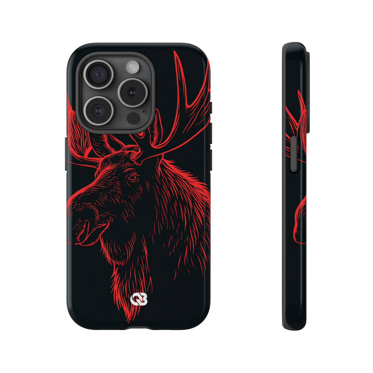 Nordic Elk · Tough Phone Case for iPhone · Black