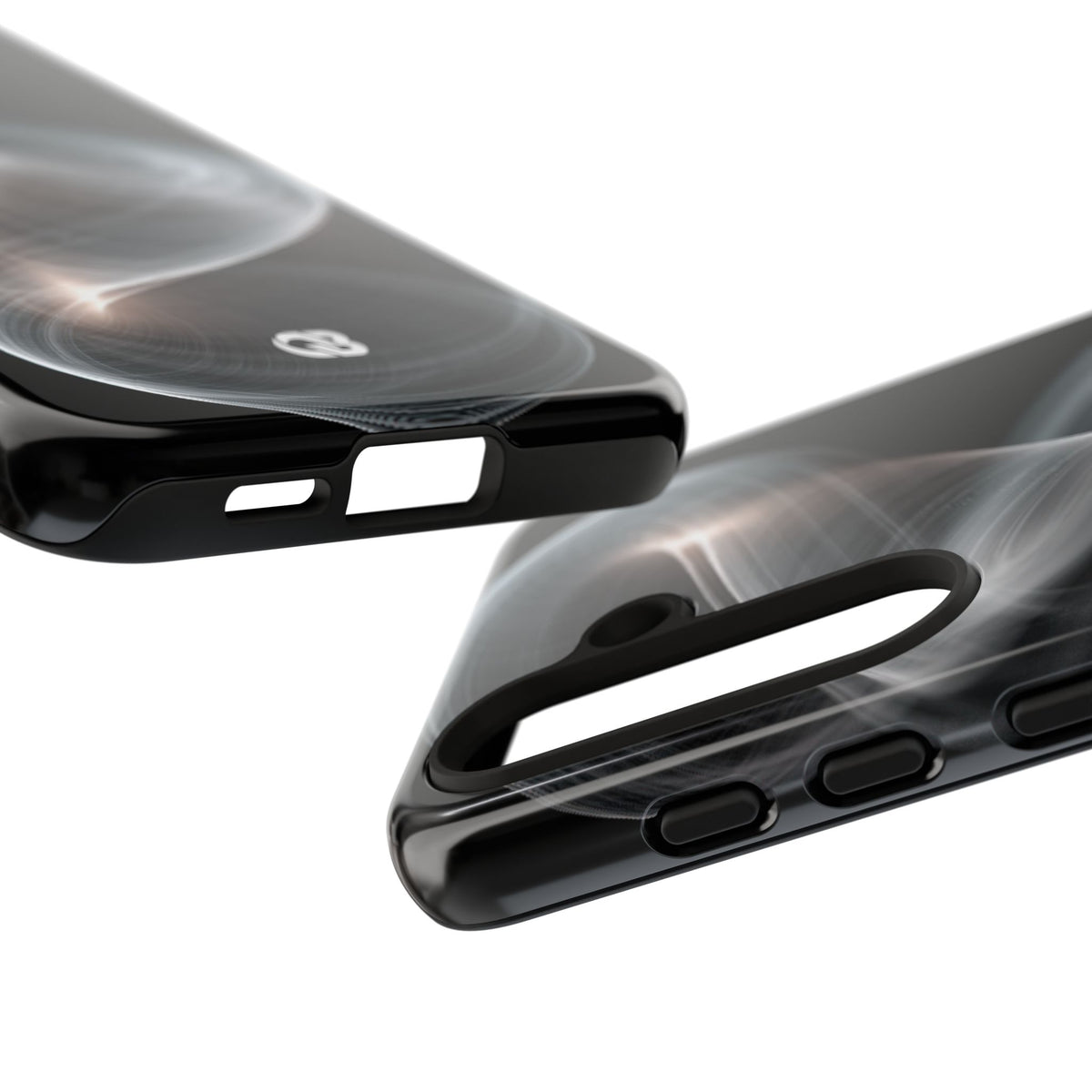 Luminous Vortex · Tough Phone Case for Samsung · Black