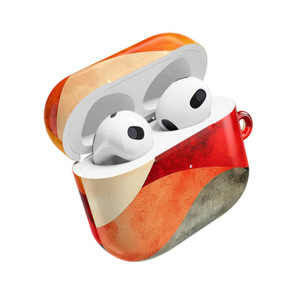 Crimson Ripples - AirPods Case