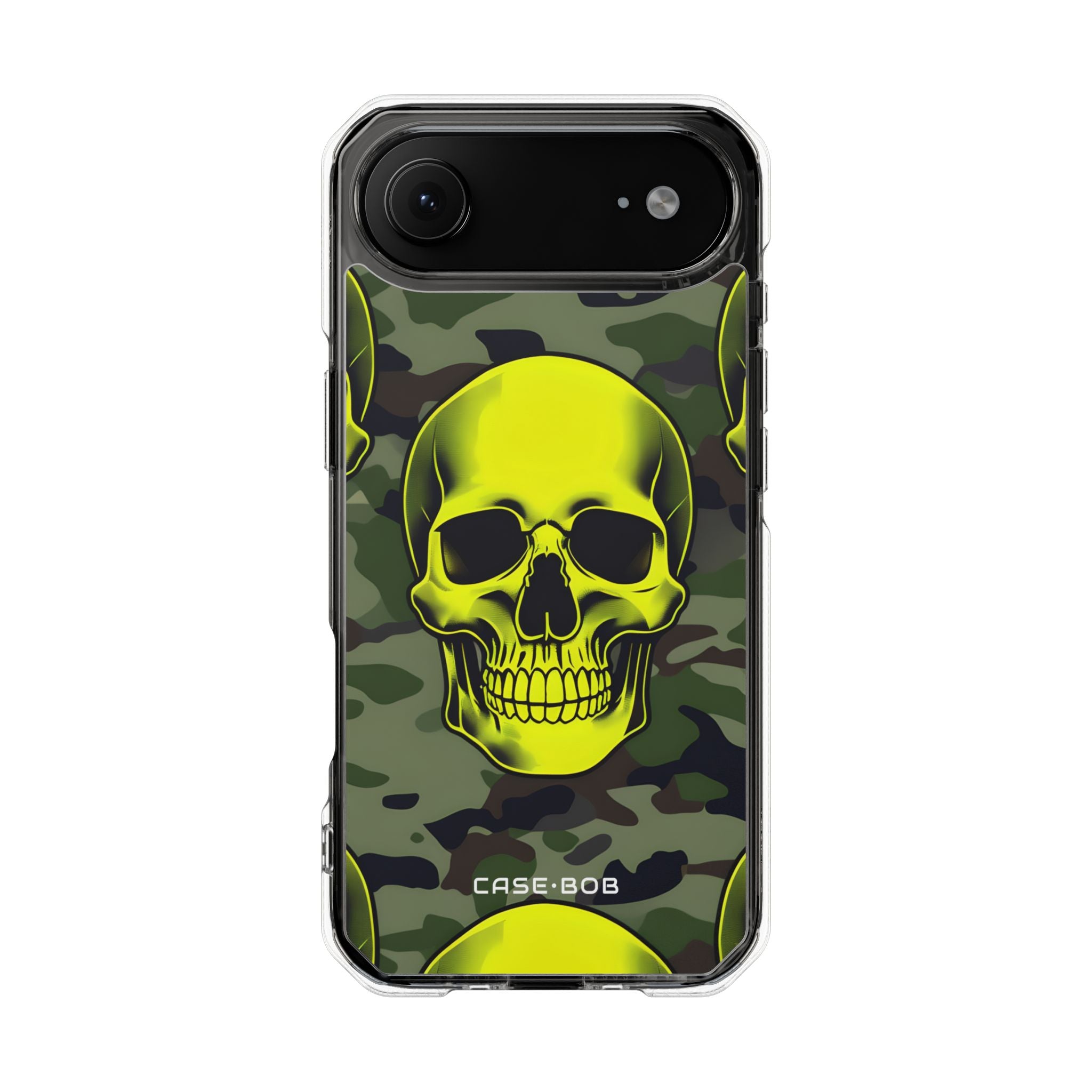 Neon Skull Camo iPhone 17 Air Case - Impact