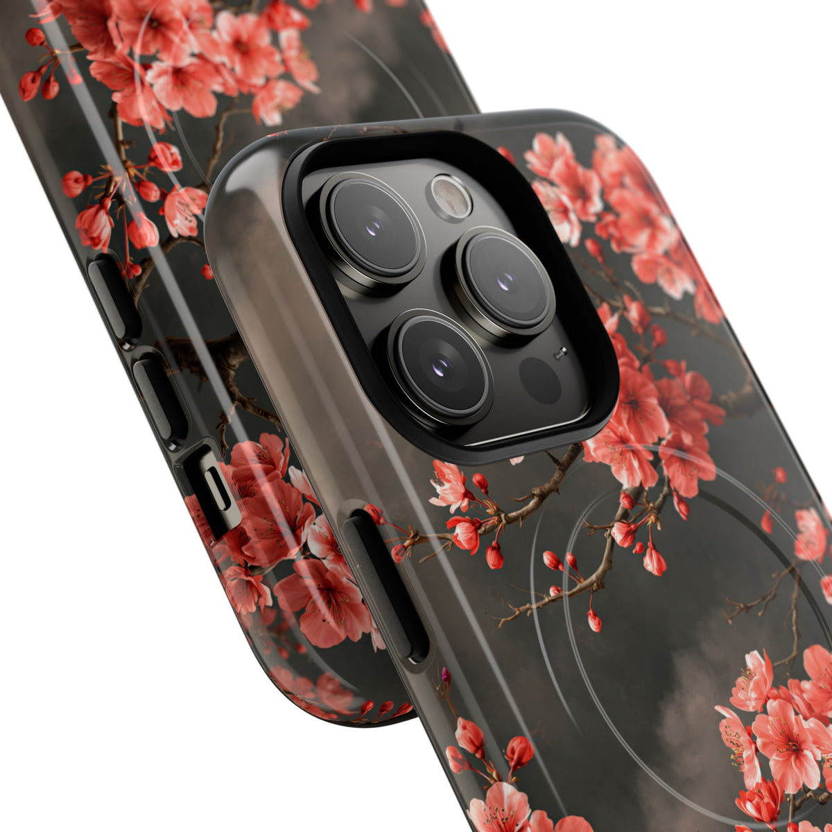 Dark Sakura Nocturne · Tough 2.0 Magnetic Phone Case for iPhone · Black