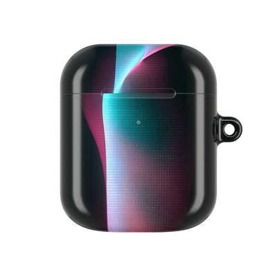 Neon Pixel Flow · Hard Case for AirPods & AirPods Pro · Black