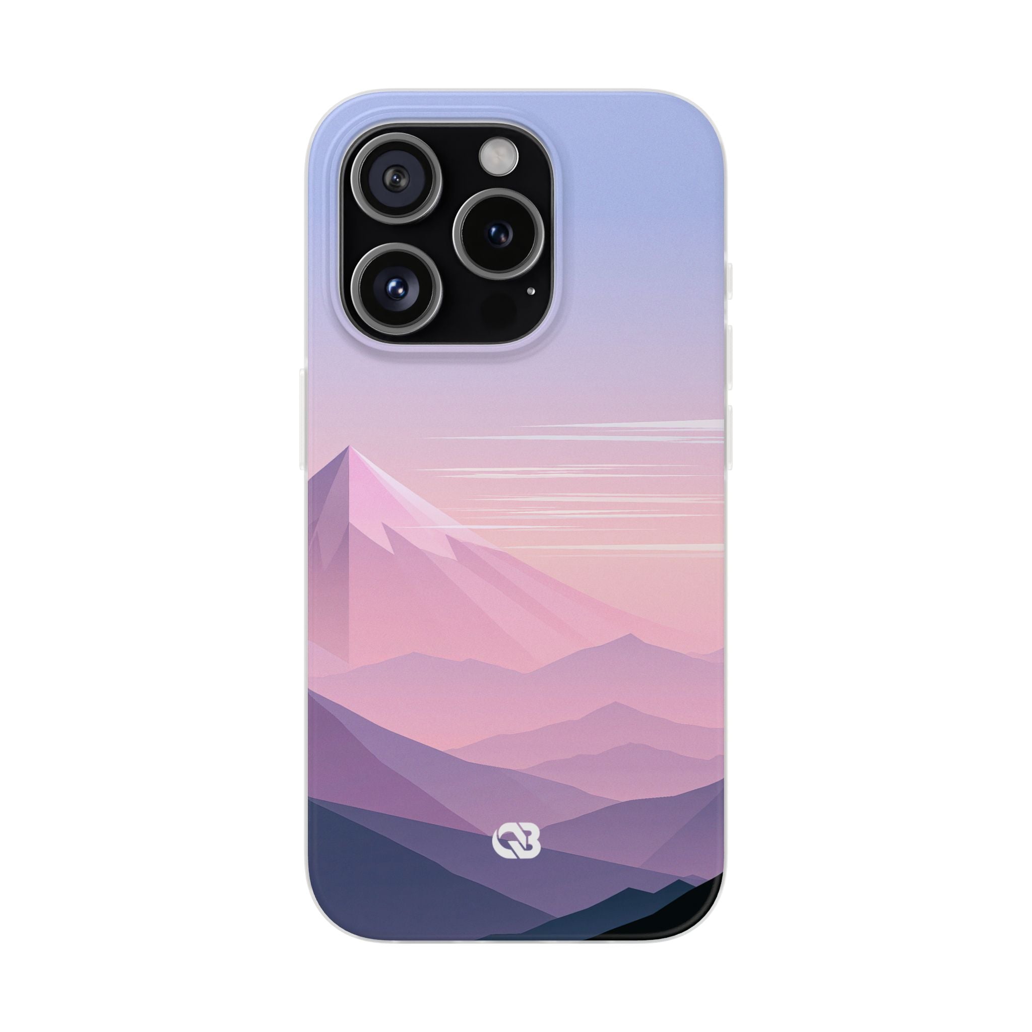 Purple Lite Phone Case for iPhone - Lavender Alpine Dawn