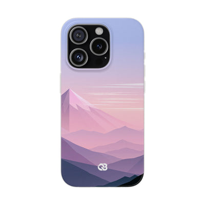 Purple Lite Phone Case for iPhone - Lavender Alpine Dawn