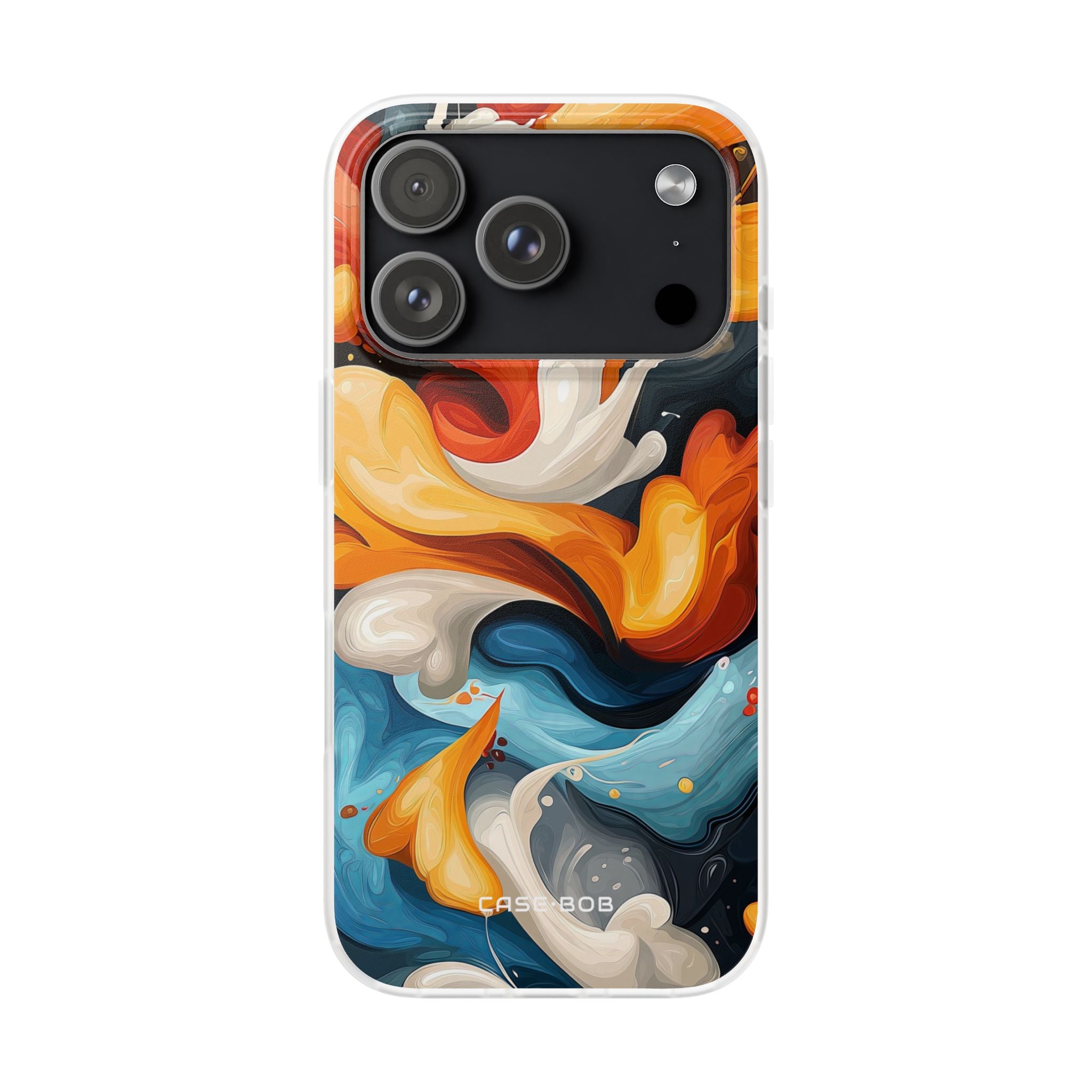 Crimson Ribbon iPhone 17 Pro Case - Soft - CASE•BOB