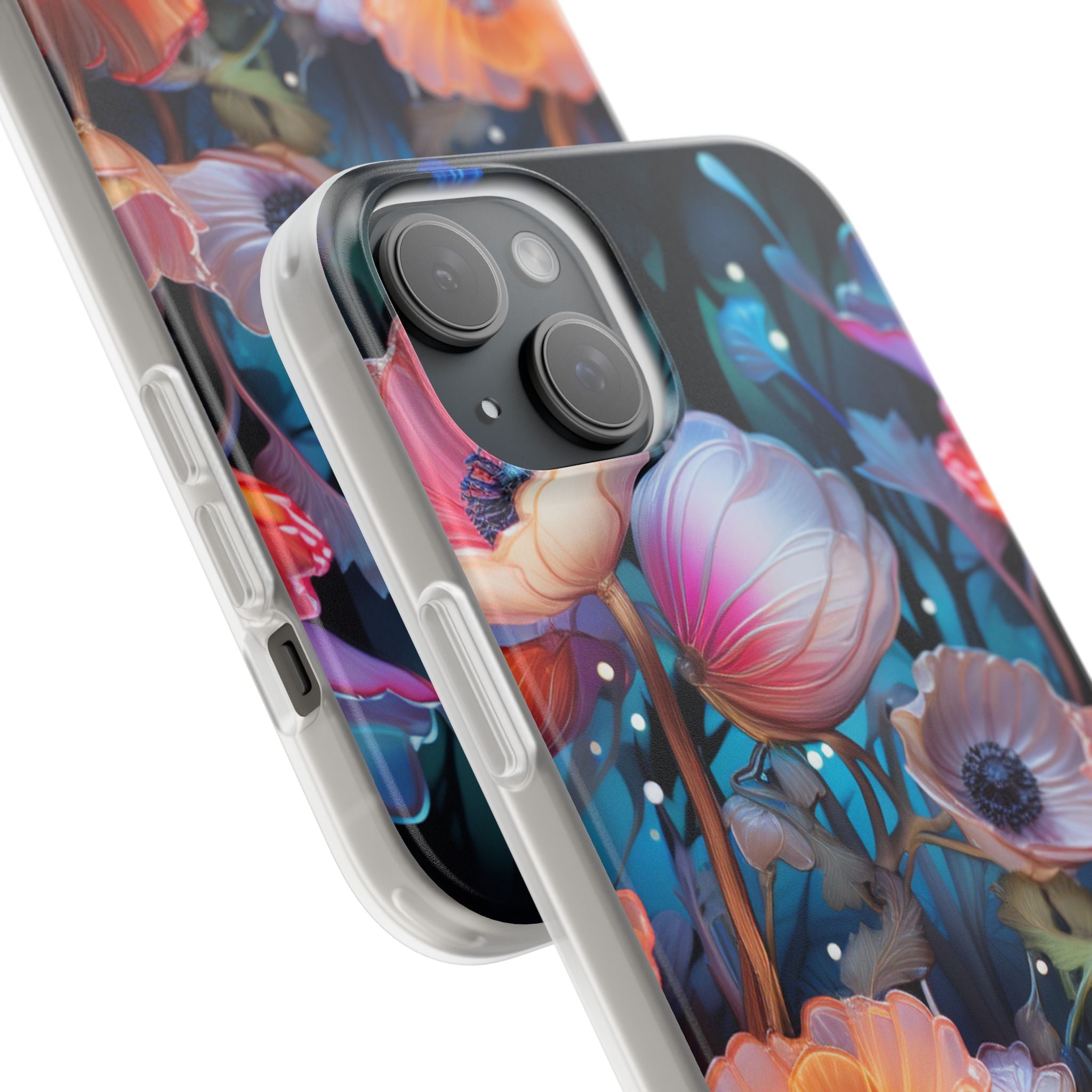 Luminous Poppy Glade · Soft Coque de téléphone pour iPhone