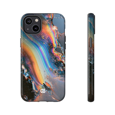 Prismatic Aura Flow · Tough Phone Case for iPhone · Blue