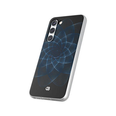 Blue Lite Phone Case for Samsung - Cobalt Geometric Bloom