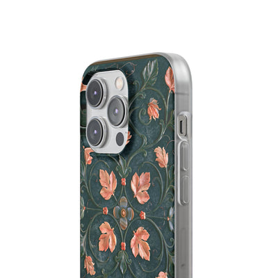 Florentine Rose Arabesque · Lite Phone Case for iPhone ·  Green