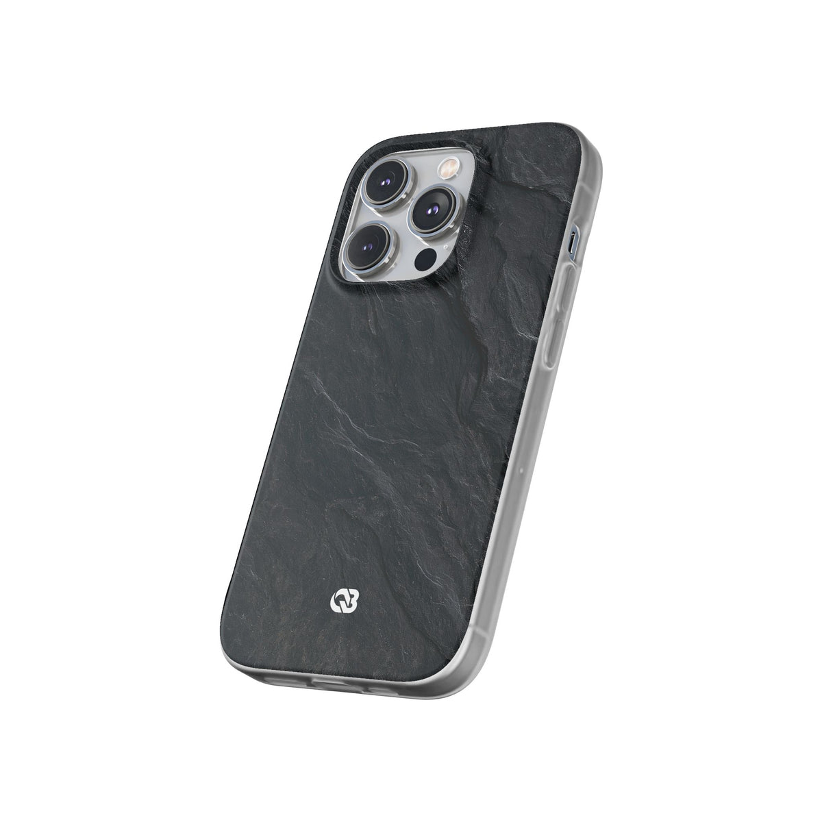 Dark Slate Strata · Lite Phone Case for iPhone ·  Black