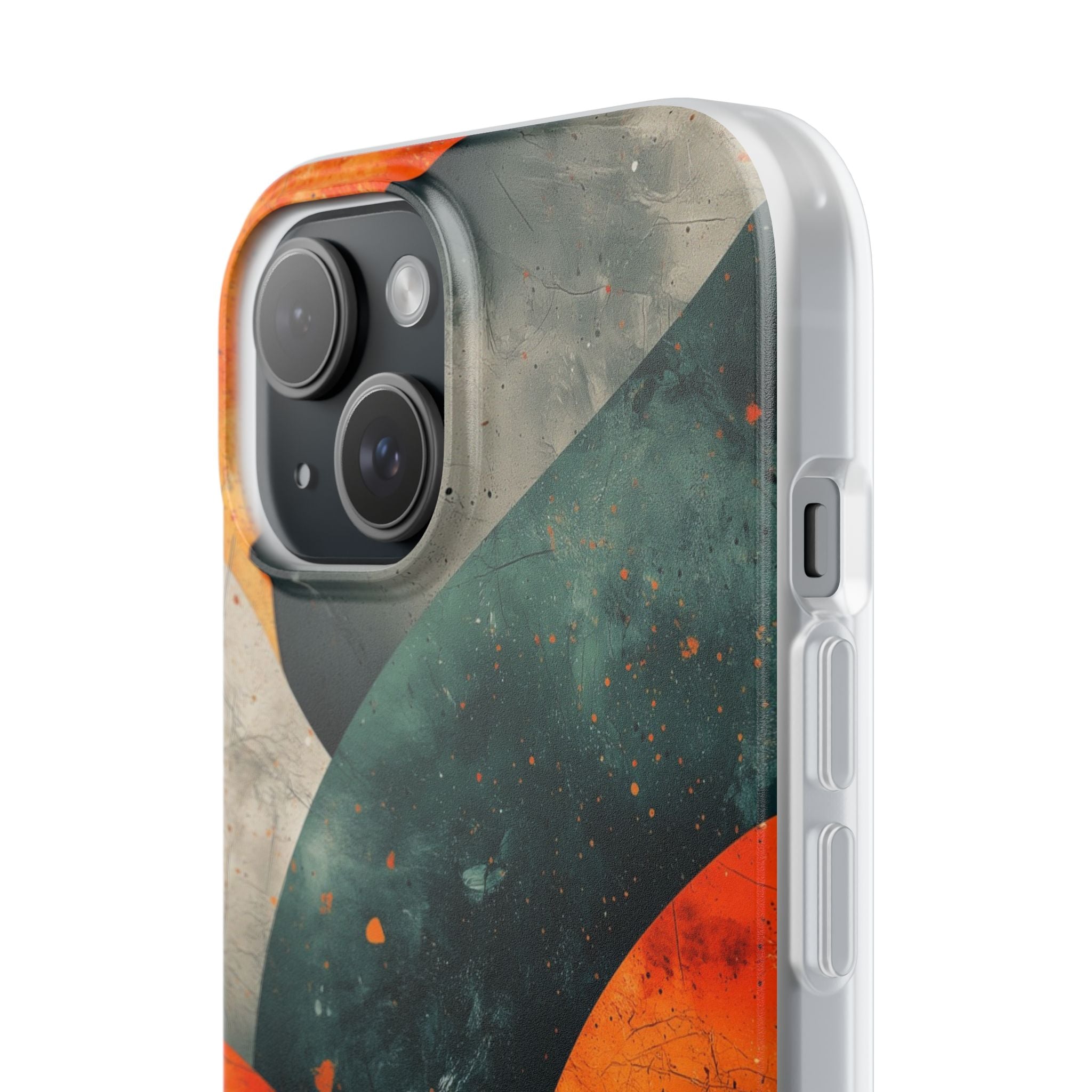 Crimson Wave iPhone 15 Case - Soft