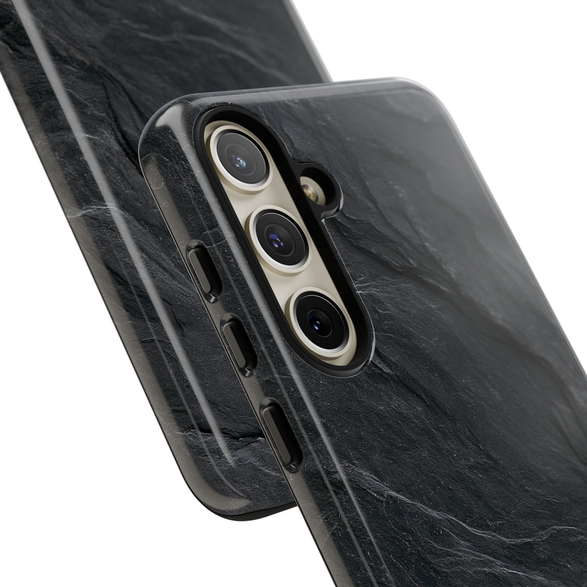Dark Slate Strata · Tough Phone Case for Samsung · Black
