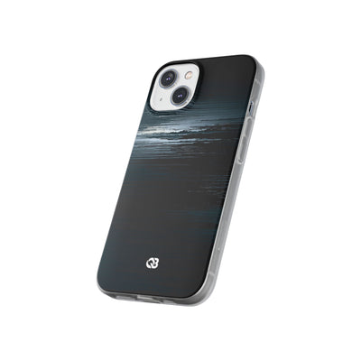 Black Lite Phone Case for iPhone - Frozen Signal Glitch