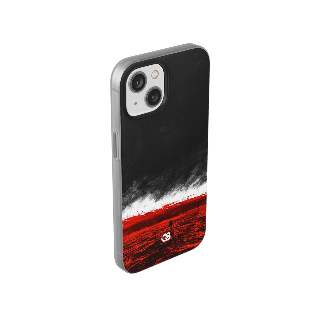 Crimson Void · Lite Phone Case for iPhone ·  Black