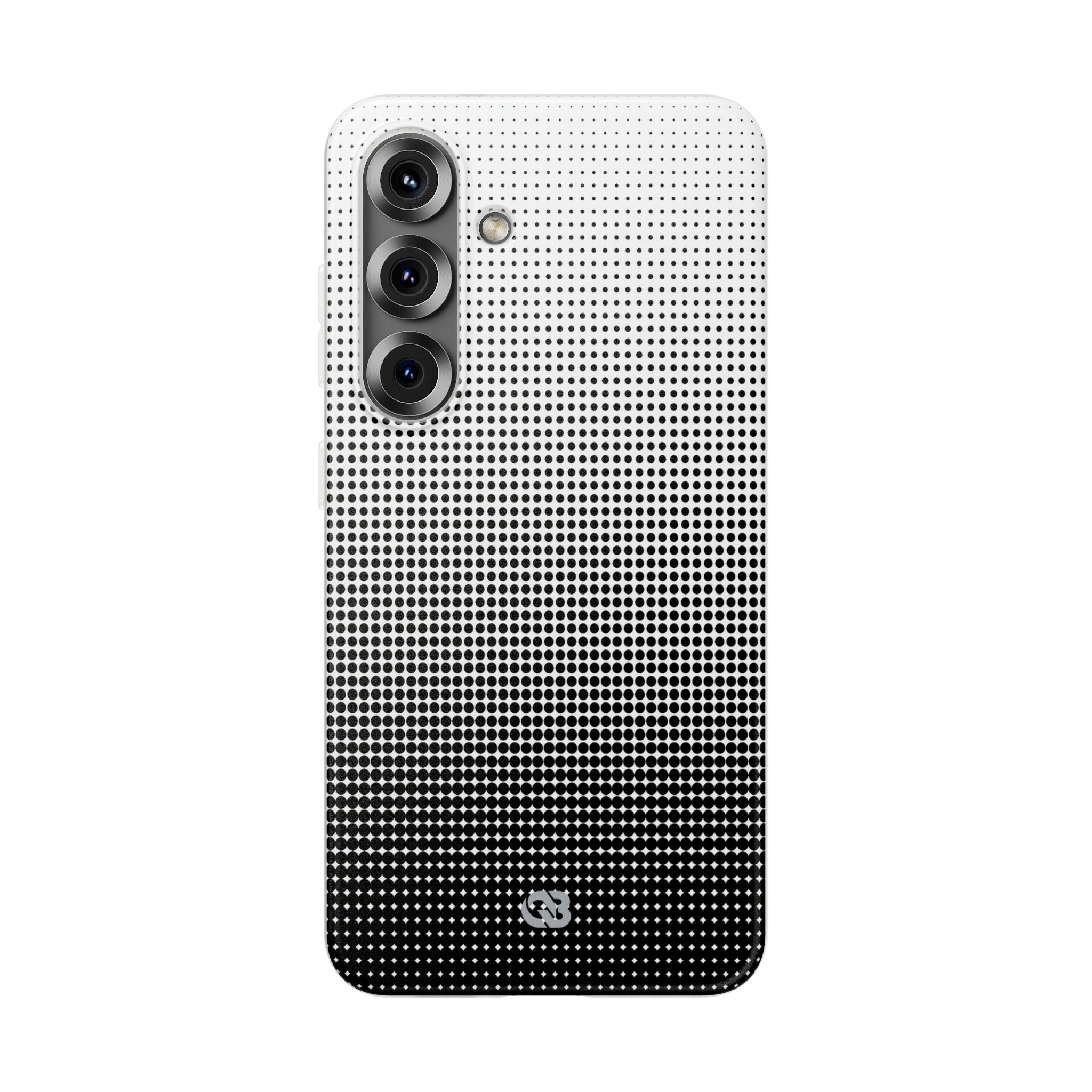 Black Lite Phone Case for Samsung - Obsidian Halftone Flux