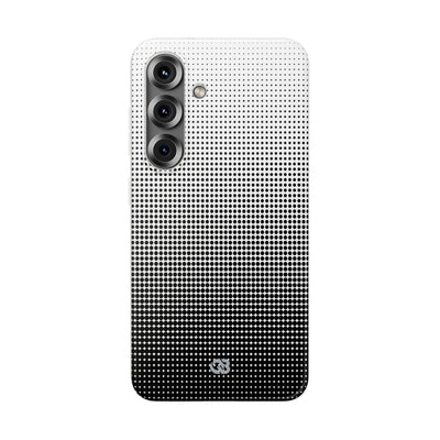 Black Lite Phone Case for Samsung - Obsidian Halftone Flux