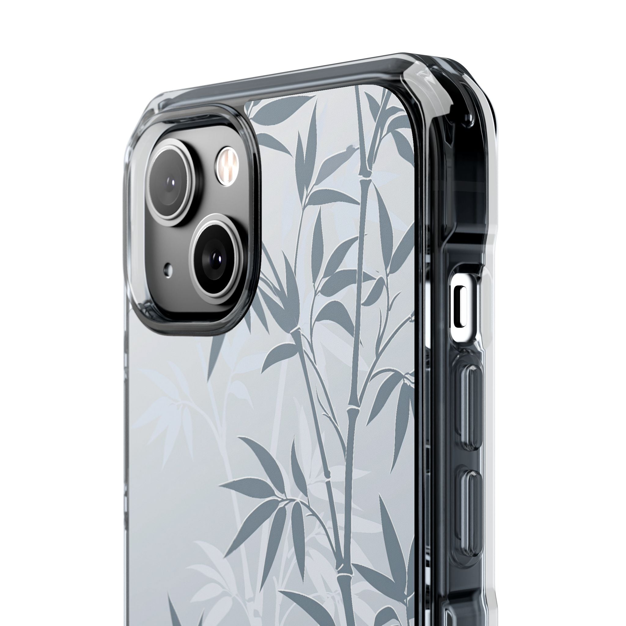Blue Impact MagSafe Phone Case for iPhone - Slate Bamboo Shadow