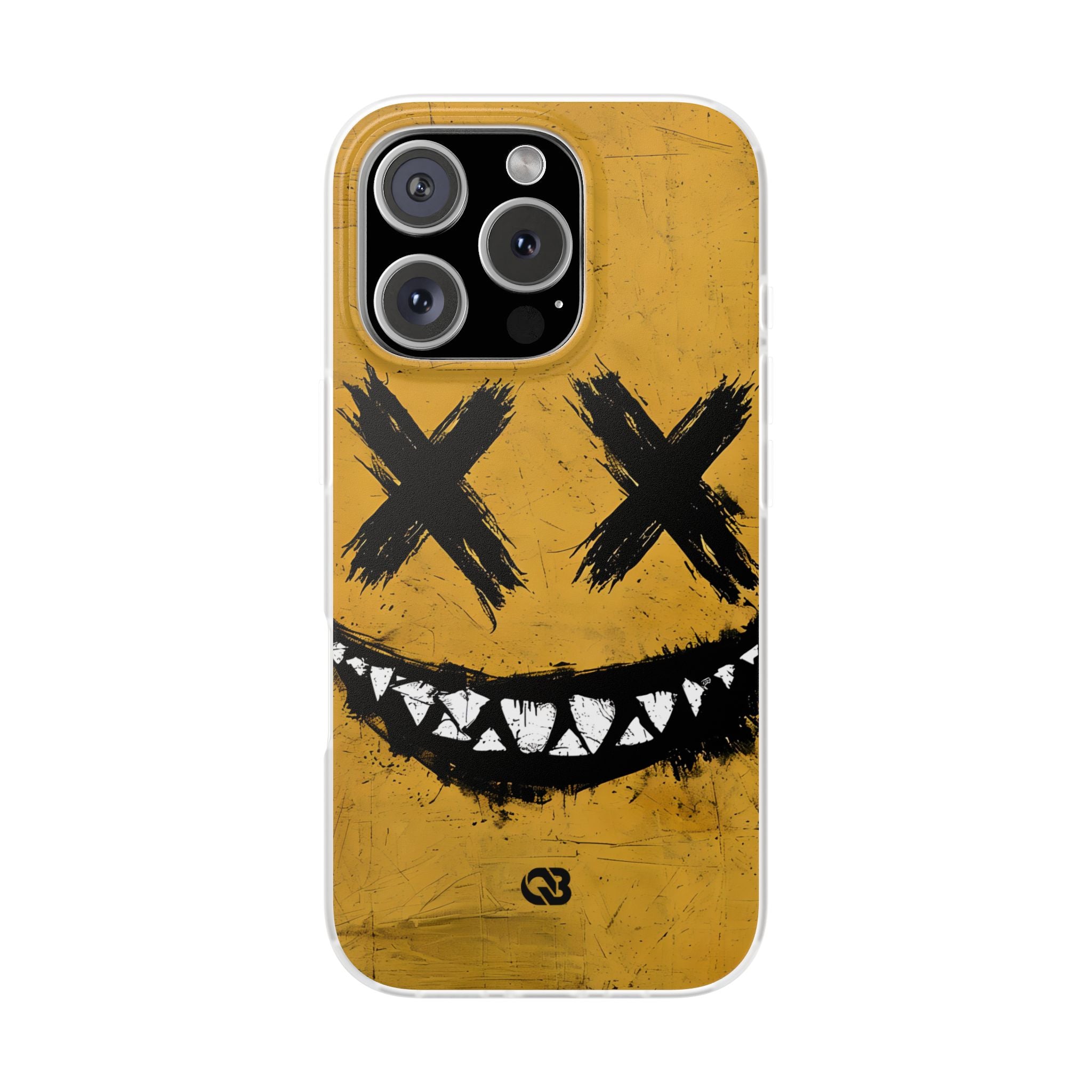 Gritty Ochre Smile · Soft Coque de téléphone pour iPhone