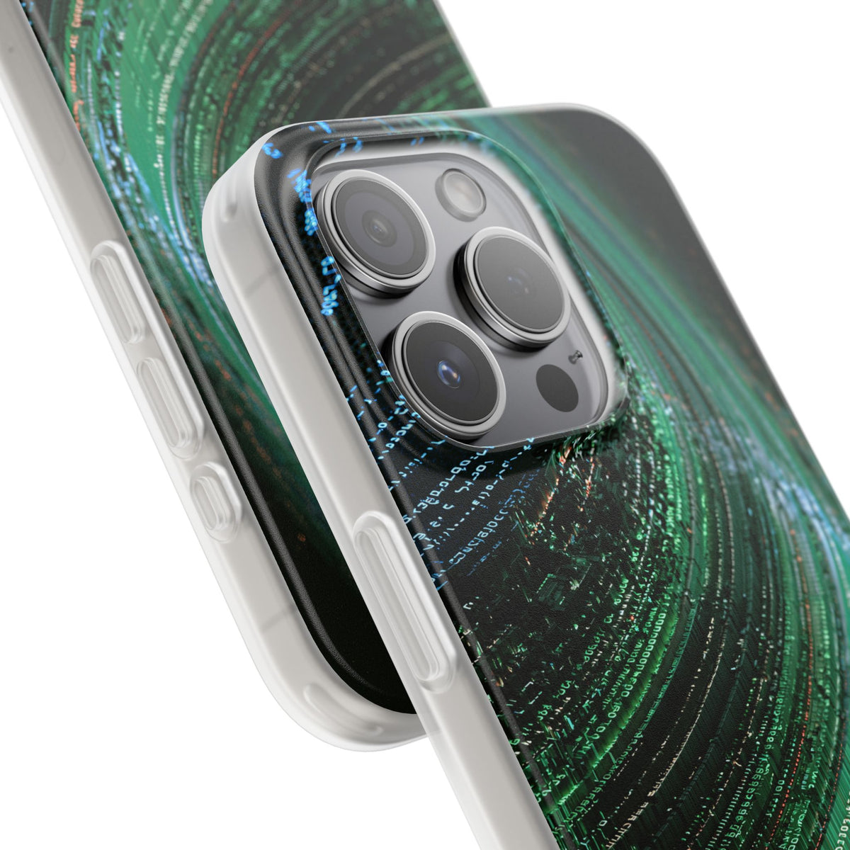 Orbital Data Stream · Lite Phone Case for iPhone ·  Green
