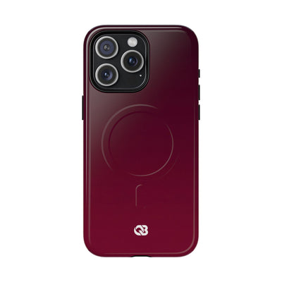 Red Tough 2.0 Magsafe Phone Case for iPhone - Deep Sangria Gradient