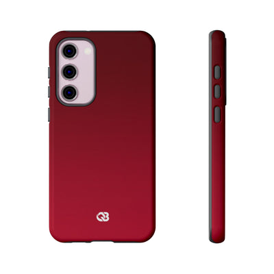 Red Tough Phone Case for Samsung - Crimson Velvet Fade