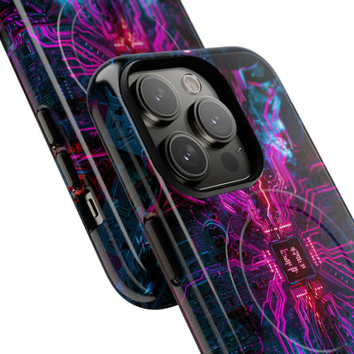 Neural Circuit Core · Tough 2.0 Magnetic Phone Case for iPhone · Black