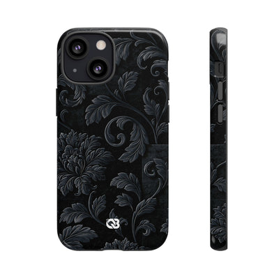 Obsidian Damask · Tough Phone Case for iPhone · Black