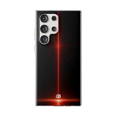 Red Lite Phone Case for Samsung - Crimson Flare Vector