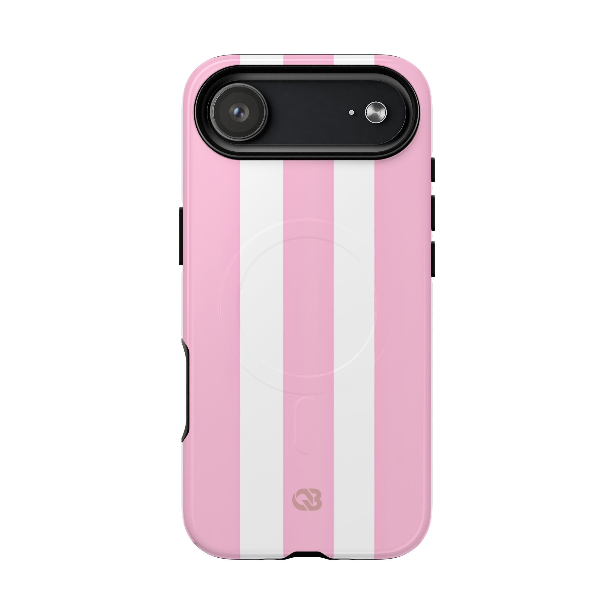 Soft Pink Stripe · Tough+ Magsafe