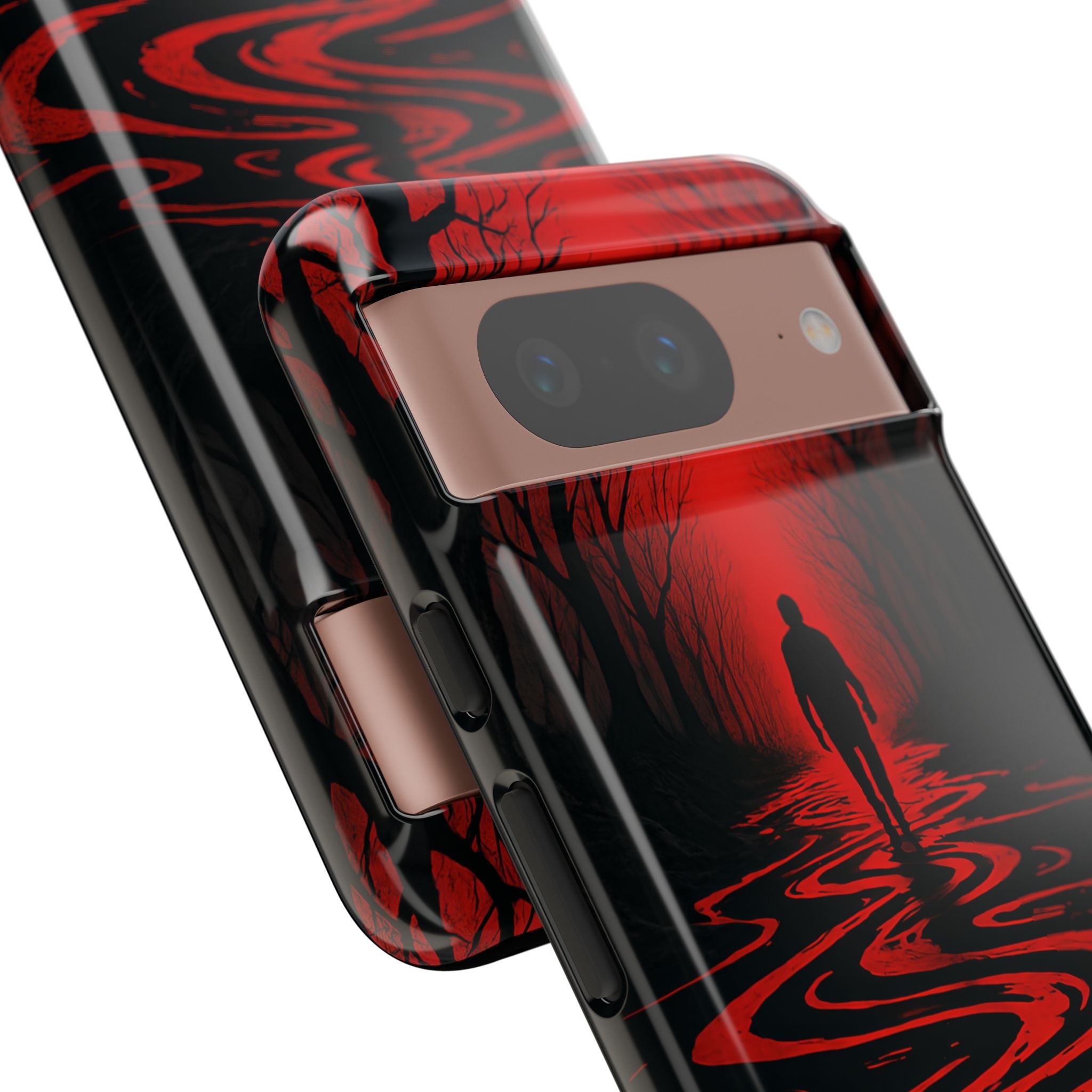 Crimson Shadow Path · Tough Coque de téléphone pour Google Pixel