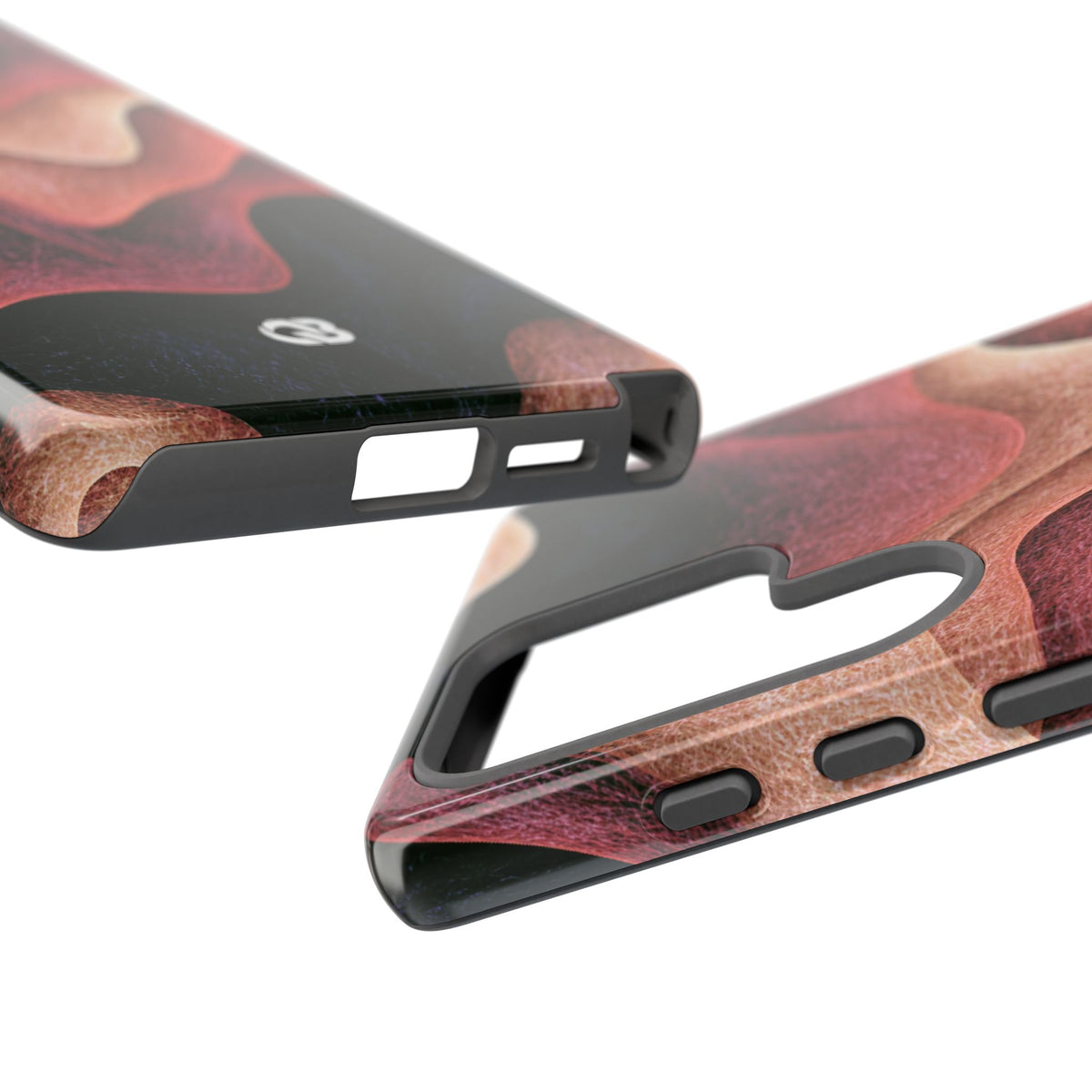 Rose Contour Waves · Tough Phone Case for Samsung · Pink