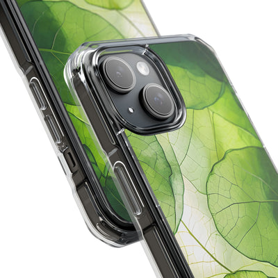 Emerald Leaf Veins · Impact Phone Case for iPhone · Magsafe