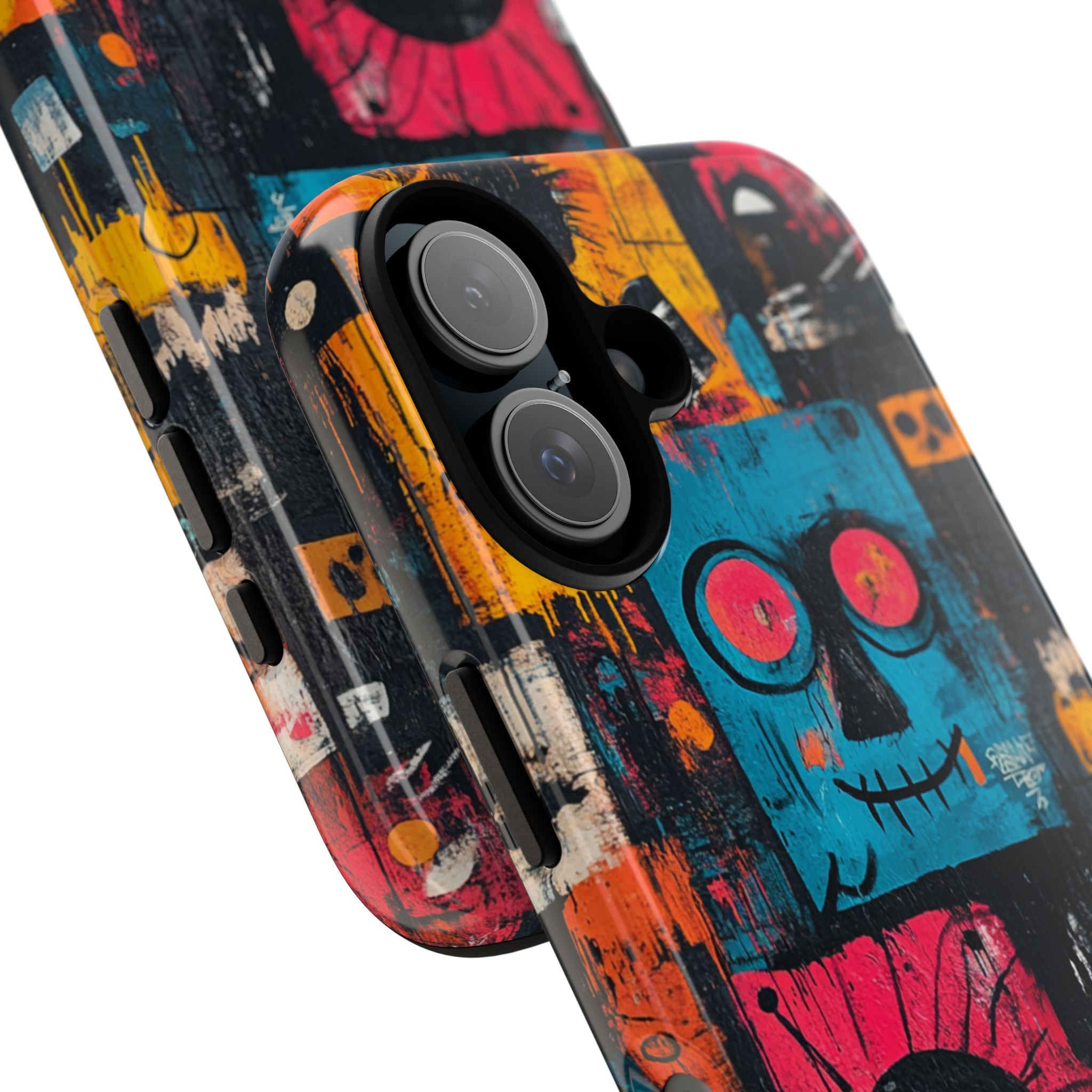 Blue Stitch Smile iPhone 16 Case - Tough - CASE•BOB